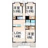 ヴェルディマンション 3LDKの間取り