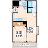 ライズ八王寺 1LDKの間取り
