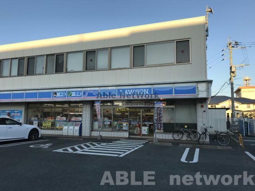 ローソン熊本八王寺町店(コンビニ)まで160m ライズ八王寺