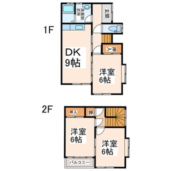 間取図 池上貸家