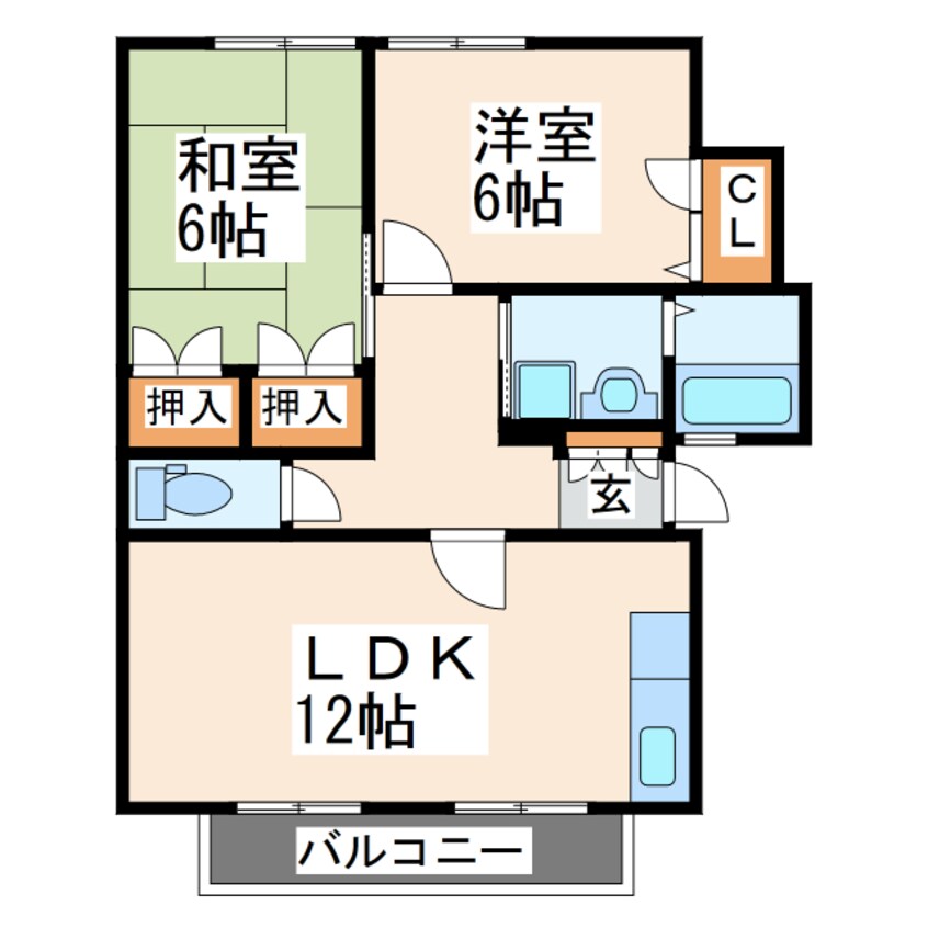 間取図 セゾンハイツ