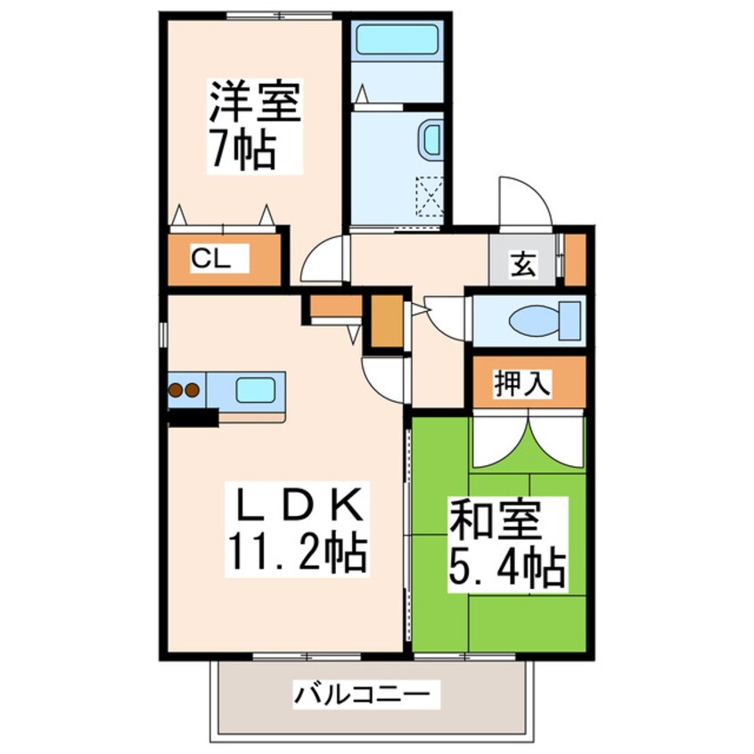 間取図 ルミエール蓮台寺