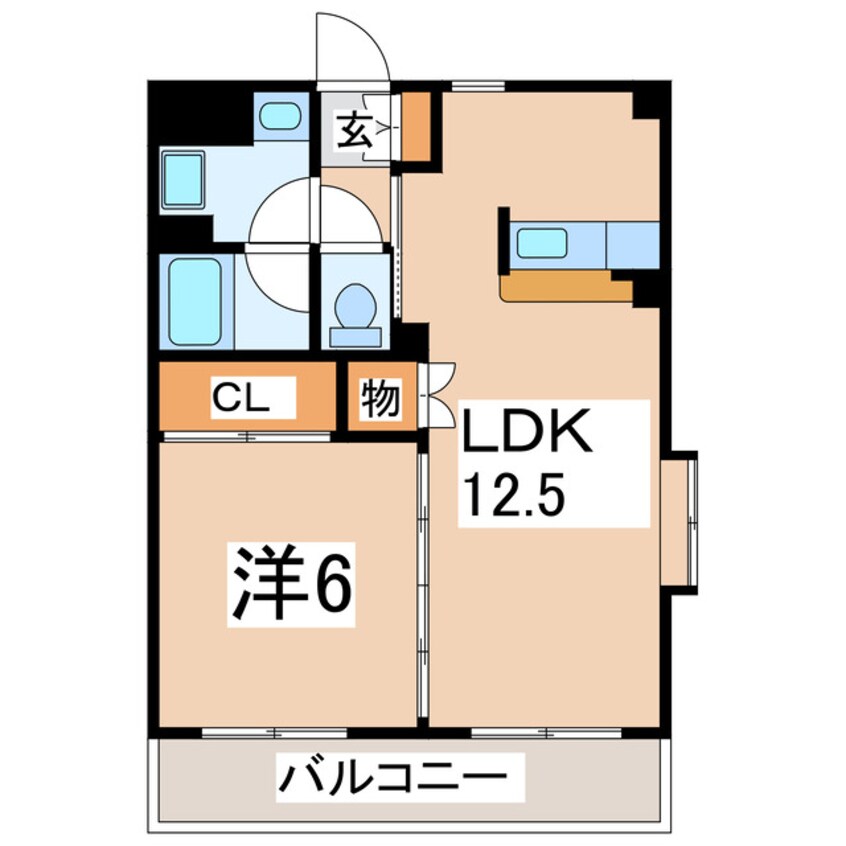 間取図 レジデンスカメリアⅡ