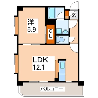 間取図 レジデンスカメリアⅡ