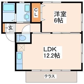 間取図 アンソレイユ