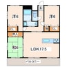 ヴェルデ居屋敷 3LDKの間取り