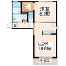 ディアノンstageⅠ 1LDKの間取り