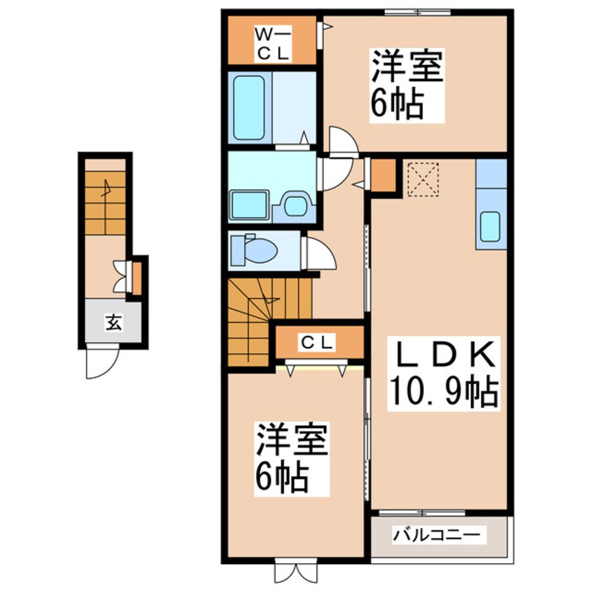 間取図 レジデンス　クレメント