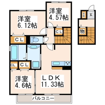間取図 カーサ・サンモール