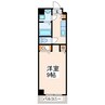 ヴェルデシオン 1Kの間取り