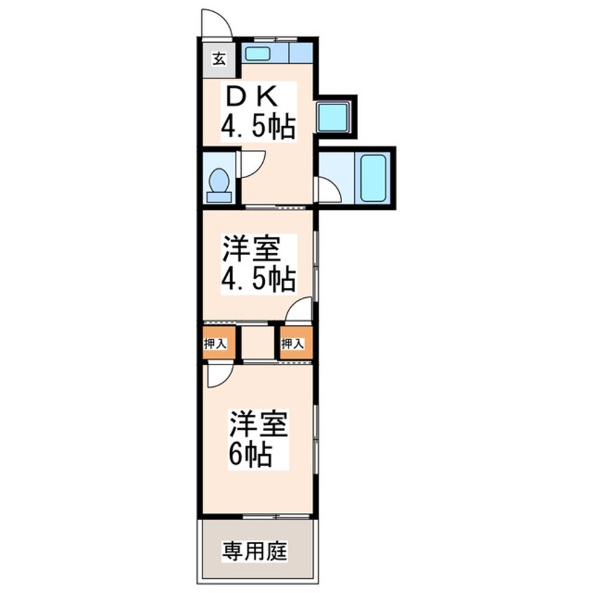 間取図 大城ハイツ