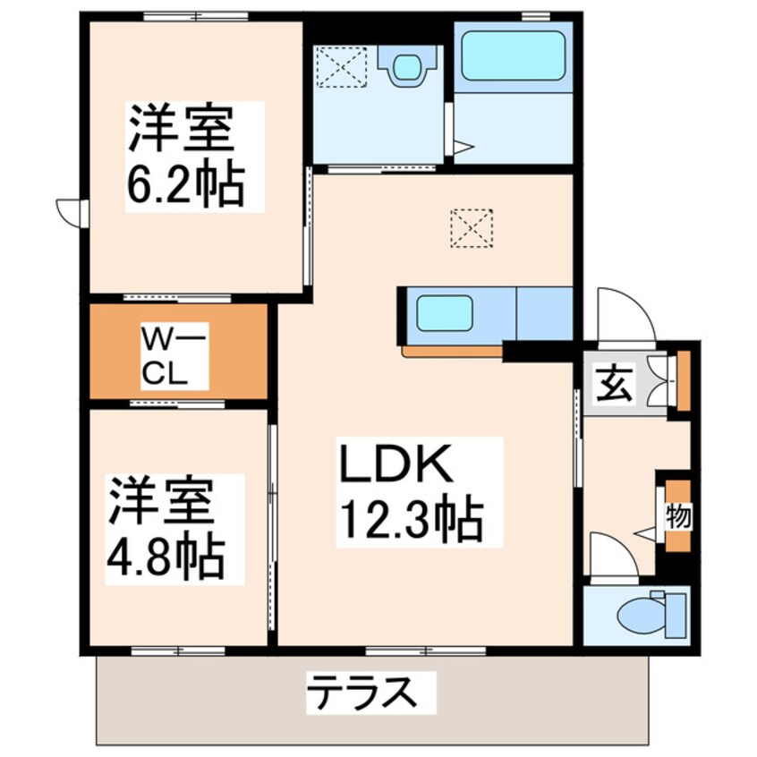 間取図 アヴァンセＡＢ
