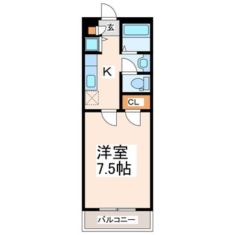 間取図 プレステージ上熊本