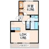 オーキッド八王寺 1LDKの間取り