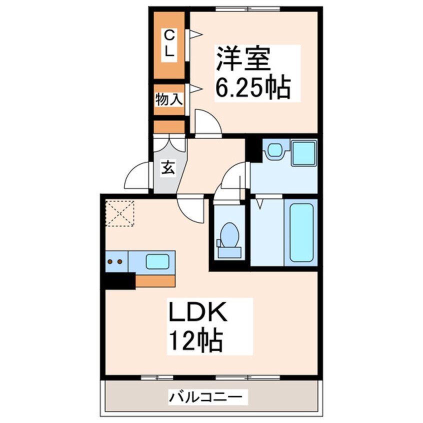 間取図 セジュール・マイＳ