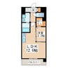 サムティ西熊本 1LDKの間取り