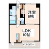 エトワール出水苑 1LDKの間取り