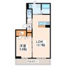 グランドレジデンス近見 1LDKの間取り