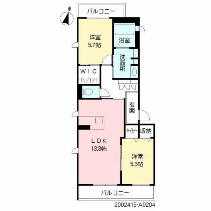 間取図 グランドレジデンス近見