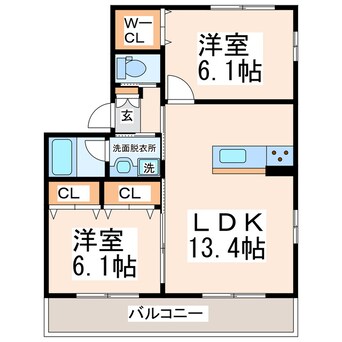 間取図 アリュール出水