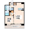 LIBTH平成けやき通り 1LDKの間取り