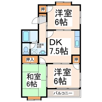 間取図 若草ハイツ