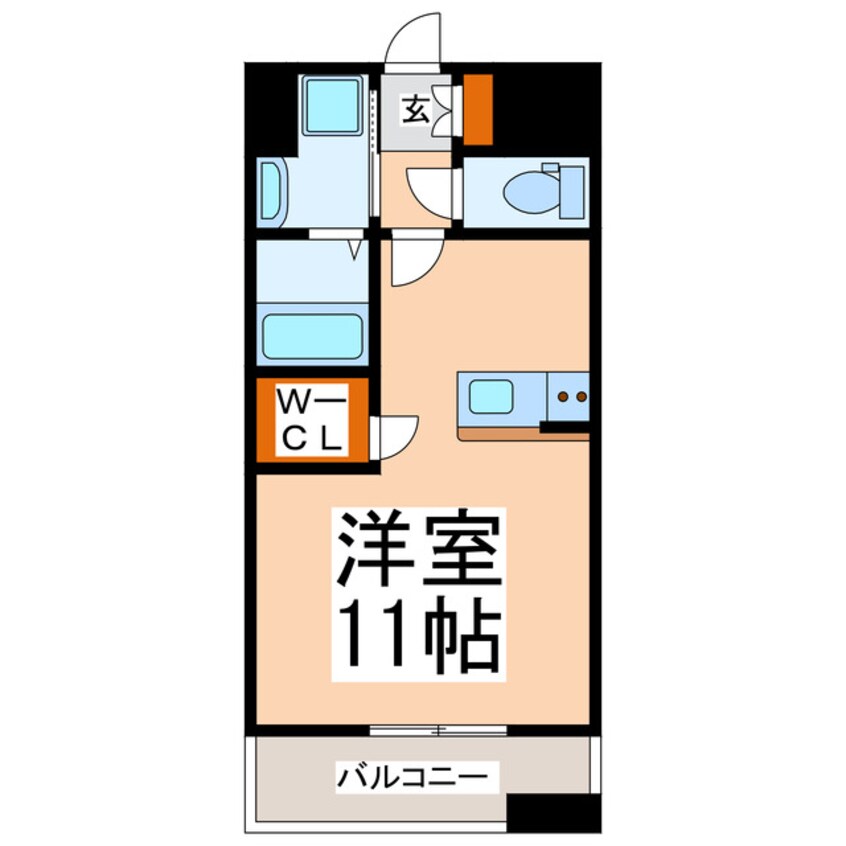 間取図 LIBTH味噌天神