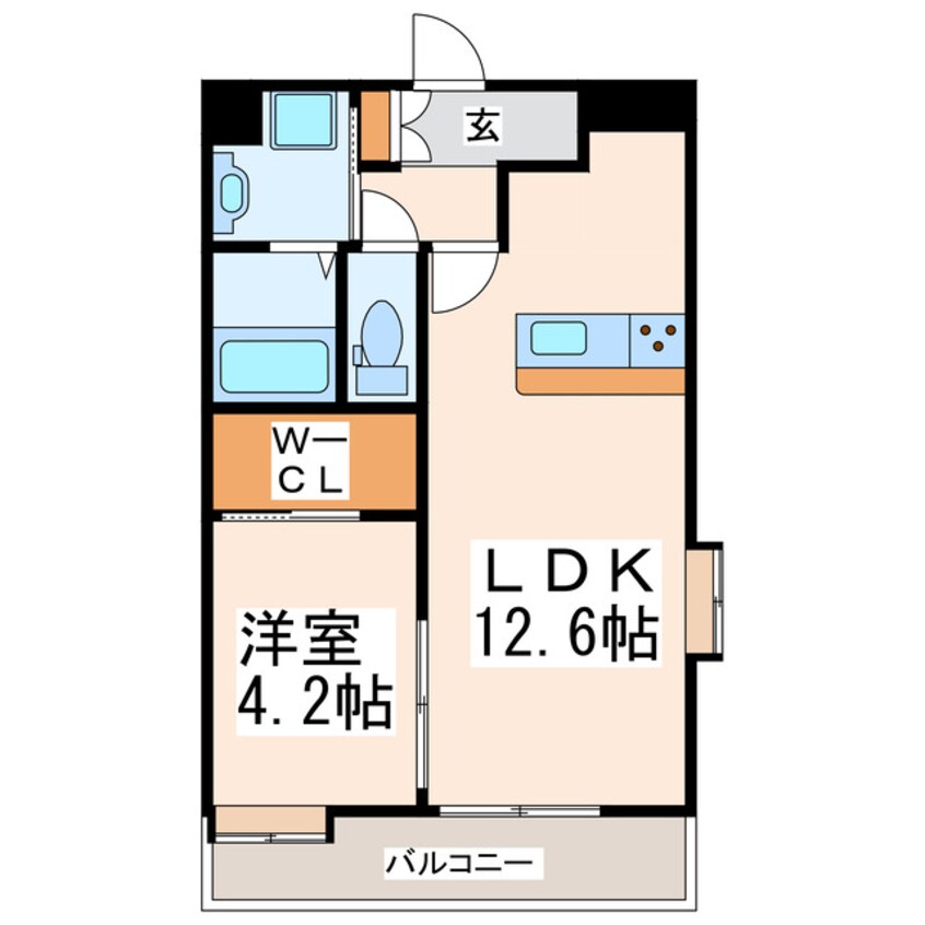 間取図 LIBTH本荘タワー