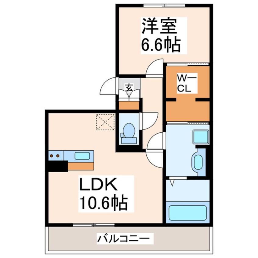 間取図 イーストハイム