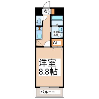 間取図 豊肥本線<阿蘇高原線>/南熊本駅 徒歩10分 7階 築11年