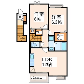 間取図 スピカⅡ