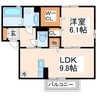 ソレイユ 1LDKの間取り