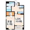 スカイガーデン 1LDKの間取り