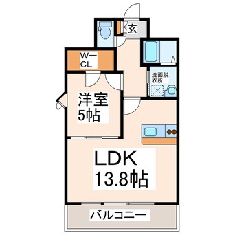 間取図 サムティ熊本近見Ⅰ