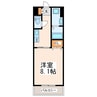 Jeunesse新大江 1Kの間取り