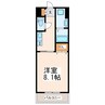 Jeunesse新大江 1Kの間取り