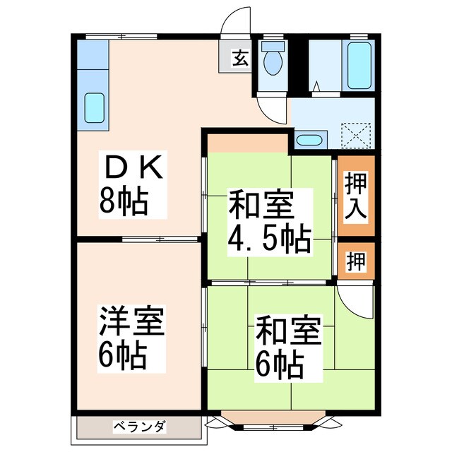間取り図 沢ハイツ