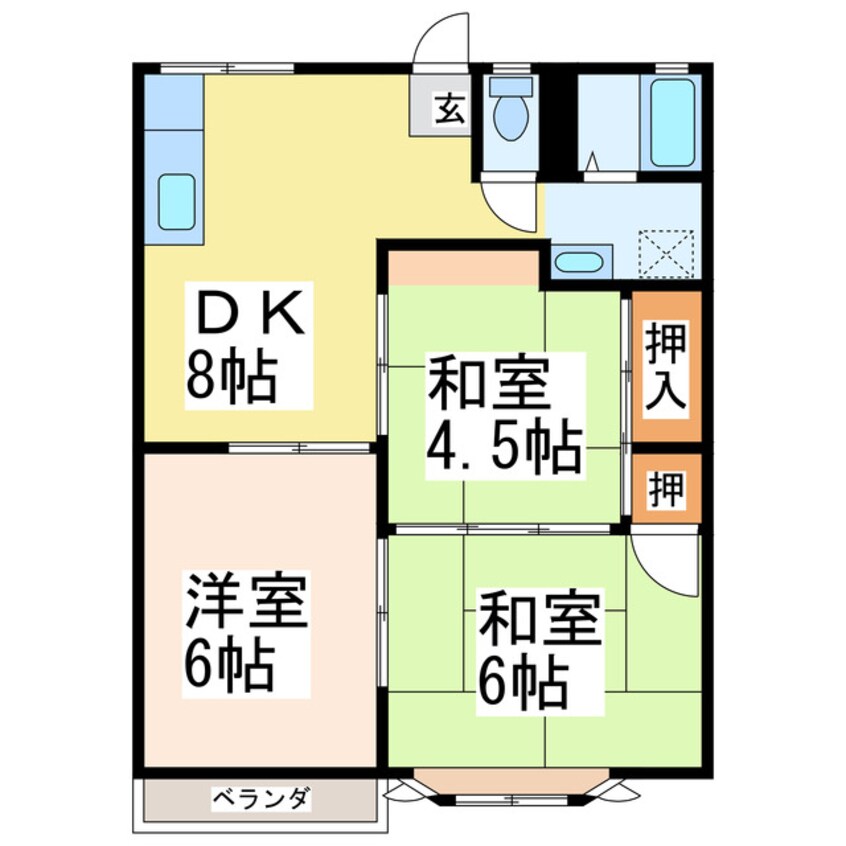 間取図 沢ハイツ