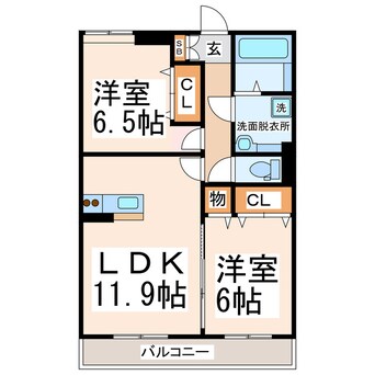 間取図 ルミエール国府