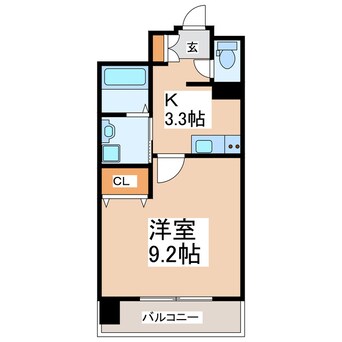 間取図 クロノス43水前寺