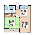 島村ハイツの間取図