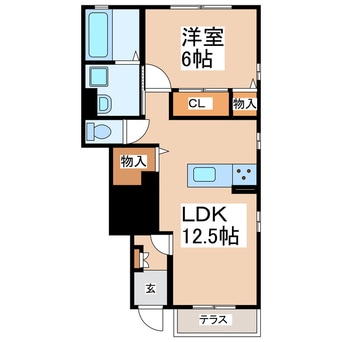 間取図 フォレストメゾン・新水前寺