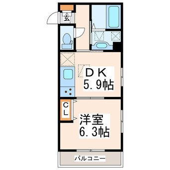 間取図 Lungo La ferrovia.307