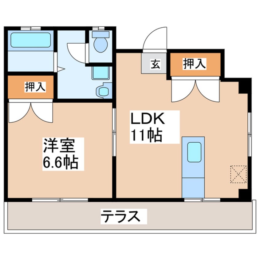 間取図 コーポタイセイ