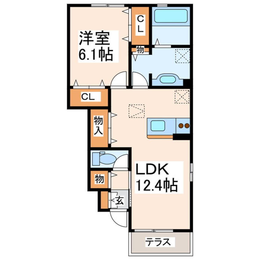 間取図 ルグランコートＡ