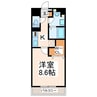 Fennel 1Kの間取り