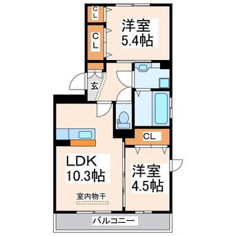 間取図 Ｎｅｕｔｒａｌ８８