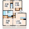 イル・ニード 3LDKの間取り