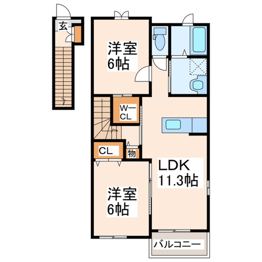 間取図 グリーンＫ