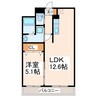 グランディールはませんⅠ 1LDKの間取り